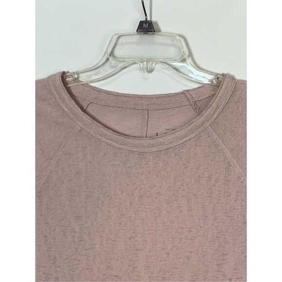 Ann Taylor LOFT Women's Heather Pink Raglan Long Sleeve Top Small - Picture 4 of 6